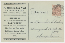 Firma briefkaart Valkenswaard 1921 - Hout- Bouwmaterialen