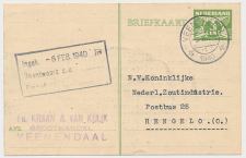 Firma briefkaart Veenendaal 1940 - Groothandel