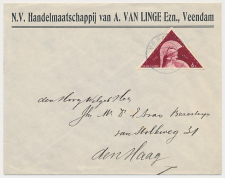 Firma envelop Veendam 1936 - Handelmaatschappij
