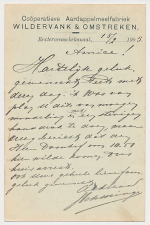 Briefkaart Eexterveenschekanaal 1905 -  Aaardappelmeelfabriek