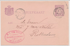 Firma briefkaart Wieren 1894 - Boterhandelaar