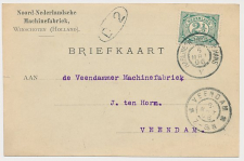 Firma briefkaart Winschoten 1906 - Machinefabriek 
