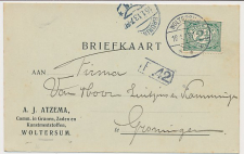 Firma briefkaart Woltersum 1913 - Granen - Zaden - Kunstmest