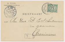 Firma briefkaart Zuidwending 1910 - Commissiehandel Granen