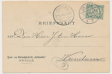 Firma briefkaart Zwolle 1910 - IJzer- Metaalgieterij Sallandia