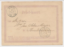 Briefkaart Formulier G. I Weesp - Amsterdam 1873