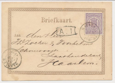 Briefkaart Formulier G. II Rhenen - Haarlem 1876