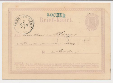 Briefkaart G. 1 Lochem - Arnhem Geschreven 1.1.1871 = 1e dag