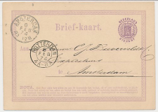 Briefkaart G. 4 Rotterdam - Amsterdam 1874