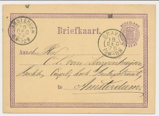 Briefkaart G. 7 Grave - Amsterdam 1876