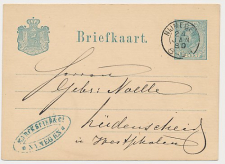 Briefkaart G. 16 Nijmegen - Duitsland 1880