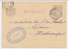 Briefkaart G. 21 Dordrecht - Winterswijk 1881