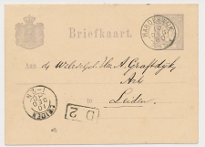 Briefkaart G. 22 Harderwijk - Leiden 1180