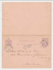 Briefkaart G. 24 Locaal te Amsterdam 1888