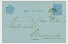 Briefkaart G. 25 Nunspeet - Osnabruck Duitsland 1885