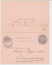 Briefkaart G. 35 Rotterdam - Amsterdam 1898