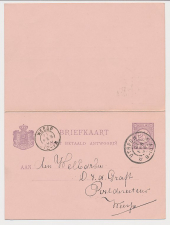 Briefkaart G. 35 Utrecht - Weesp 1899