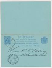 Briefkaart G. 37 Venloo - Kaldenkirchen Duitsland 1896