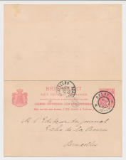 Briefkaart G. 54 a Delft - Brussel Belgie 1900