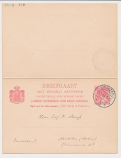 Briefkaart G. 54 a IJmuiden - Berlijn Duitsland 1919