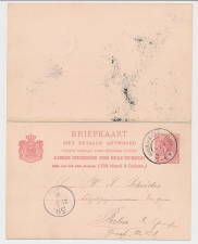 Briefkaart G. 54 b Amsterdam - Berlijn Duitsland 1901