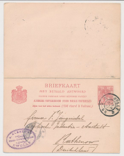 Briefkaart G. 54 b Zwolle - Rathenow Duitsland 1901