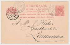 Briefkaart G. 58 b A-krt. Juvisy Frankrijk - Leeuwarden 1905