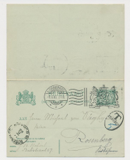 Briefkaart G. 60 s Gravenhage - Rosenberg Belgie 1905 - T / Taxe