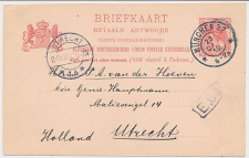 Briefkaart G. 66 A-krt. Munchen Duitsland - Utrecht 1910