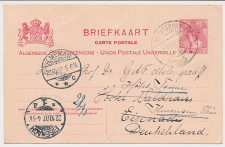 Briefkaart G. 71 Amersfoort - Duitsland 1907