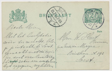 Briefkaart G. 73 Hilversum - Soest 1908