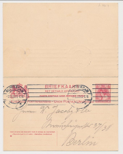 Briefkaart G. 77 z-1 Rotterdam - Berlijn Duitsland 1909