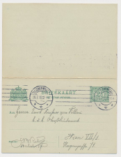 Briefkaart G. 81 II s Gravenhage - Oostenrijk 1910 (niet beport)