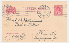 Briefkaart G. 82 II s Gravenhage - Wenen Oostenrijk 1910