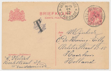 Briefkaart G. Dendermonde Belgie - Haarlem 1919 - T / Taxe