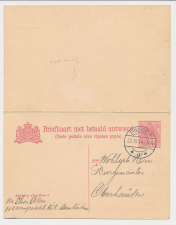 Briefkaart G. 85 I Eindhoven - Oberhausen Duitsland 1914