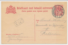 Briefkaart G. 85 I V-krt. Zevenbergen - Rotterdam 1920