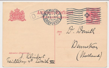 Briefkaart G. 85 I A-krt. Zurich Zwitserland - Bennekom 1914