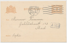 Briefkaart G. 88 a II Locaal te s Gravenhage 1919