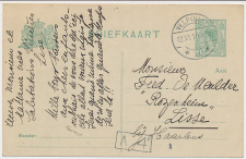 Briefkaart G. 90 a I z-1 Velp - Lisse 1918
