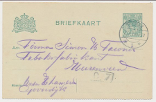 Briefkaart G. 90 b II Gorredijk - Heerenveen 1918