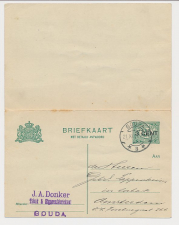Briefkaart G. 97 I Gouda - Amsterdam 1917