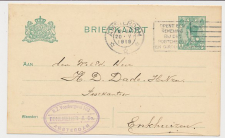 Briefkaart G. 99 a II Amsterdam - Enkhuizen 1919