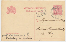 Briefkaart G. 105 A-krt. Gouda - s Gravenhage 1920