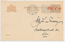 Briefkaart G. 108 I V-krt. Locaal te s Gravenhage 1921