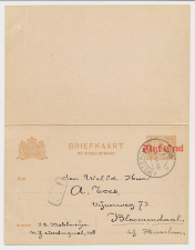 Briefkaart G. 108 II Amsterdam - Bloemendaal 1920 v.b.d.