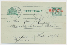 Briefkaart G. 111 a II Haarlem - Zaandijk 1920