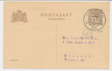 Briefkaart G. 123 I A-krt. Alkmaar - Utrecht 1922