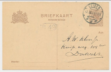 Briefkaart G. 123 I A-krt. Leiden - Dordrecht 1923