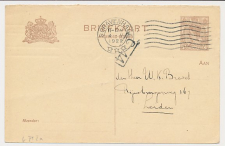 Briefkaart G. 123 I A-krt. s Gravenhage - Leiden 1922